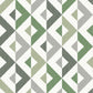 Acquire 2902-25543 Theory Seesaw Green Geometric Faux Linen A Street Prints Wallpaper