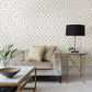 View 2902-87336 Theory Voltaire Off-White Geometric A Street Prints Wallpaper
