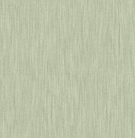 View 2903-25282 Blue Bell Chenille Sage Faux Linen A Street Prints Wallpaper