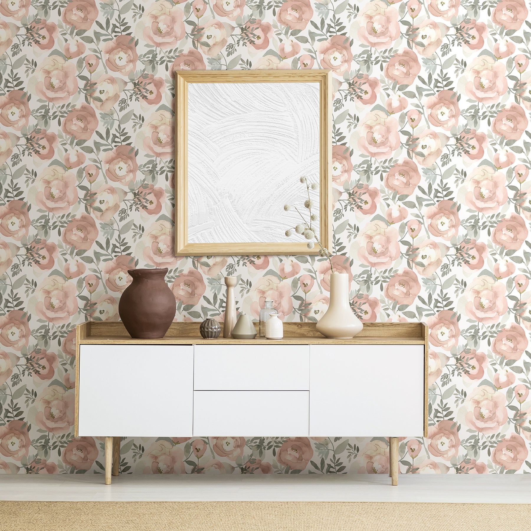 Purchase 2903-25838 Blue Bell Orla Rose Floral A Street Prints Wallpaper