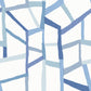 Buy 2903-25849 Blue Bell Tate Blue Geometric Linen A Street Prints Wallpaper