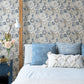 Order 2903-25864 Blue Bell Lucy Grey Floral A Street Prints Wallpaper