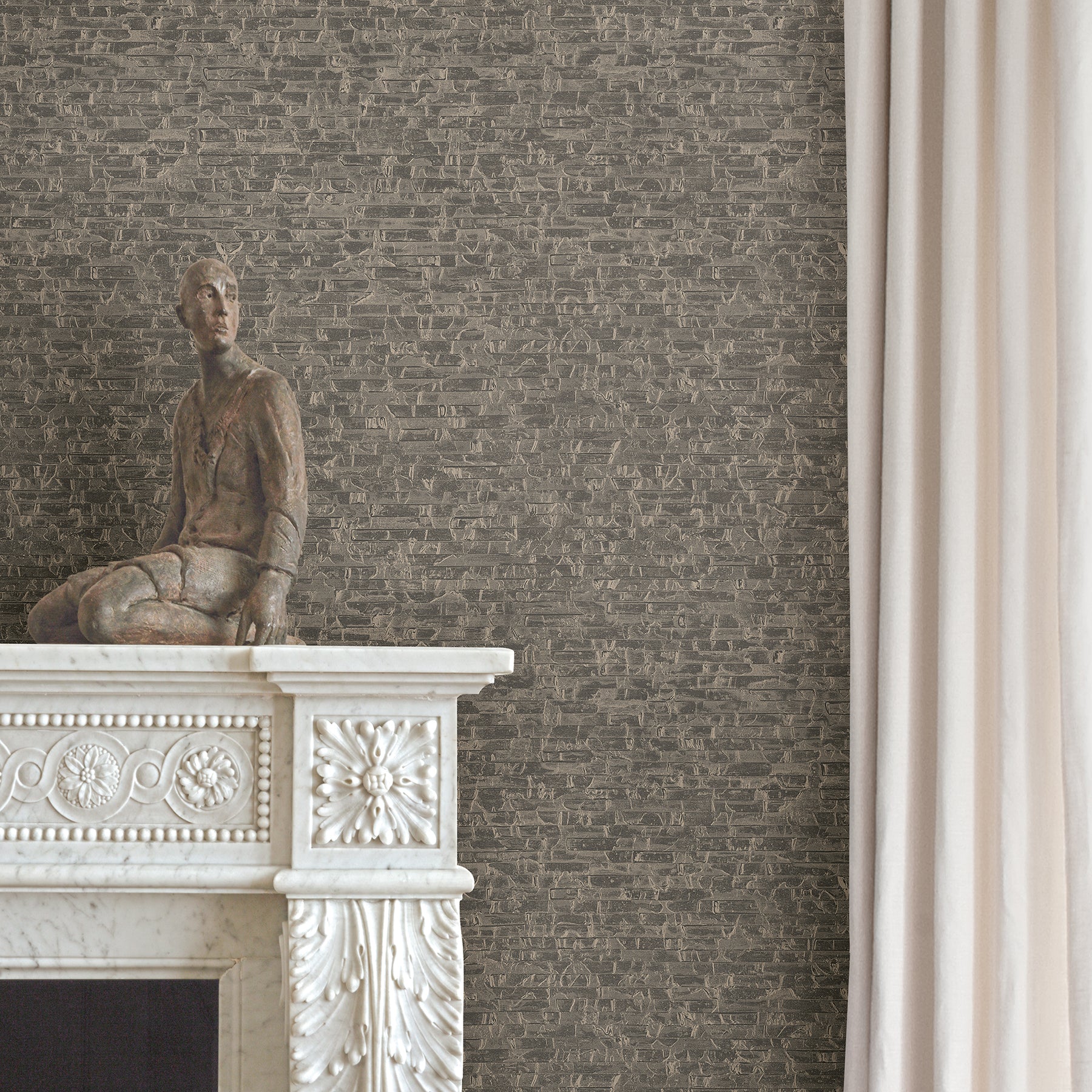 Shop 2908 24919 Alchemy Belvedere Taupe Faux Slate A Street Prints Wallpaper