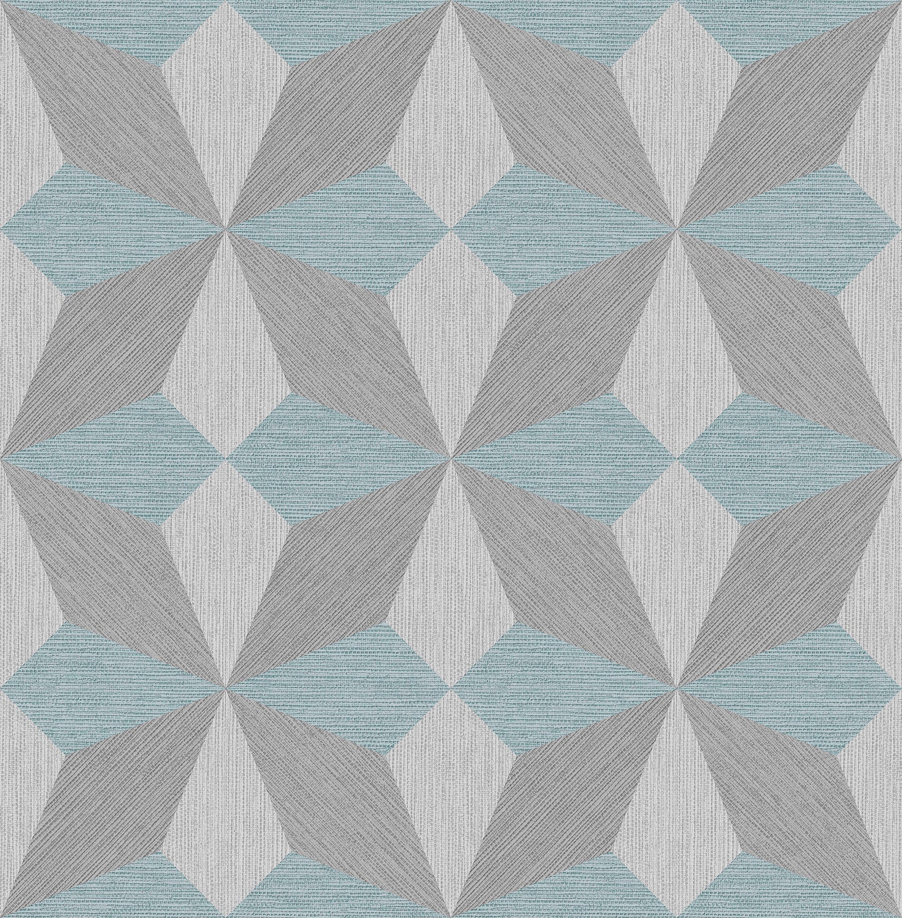 Save on 2908 25304 Alchemy Valiant Aqua Faux Grasscloth Geometric A Street Prints Wallpaper