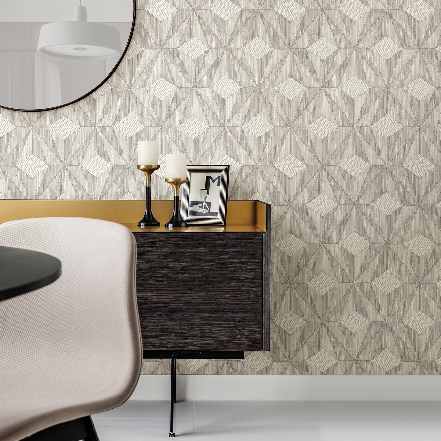 Order 2908 87102 Alchemy Paragon Silver Geometric A Street Prints Wallpaper
