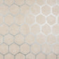 Looking 2927-00405 Polished Starling Copper Honeycomb Copper Brewster Wallpaper