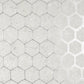Find 2927-00406 Polished Starling Silver Honeycomb Silver Brewster Wallpaper