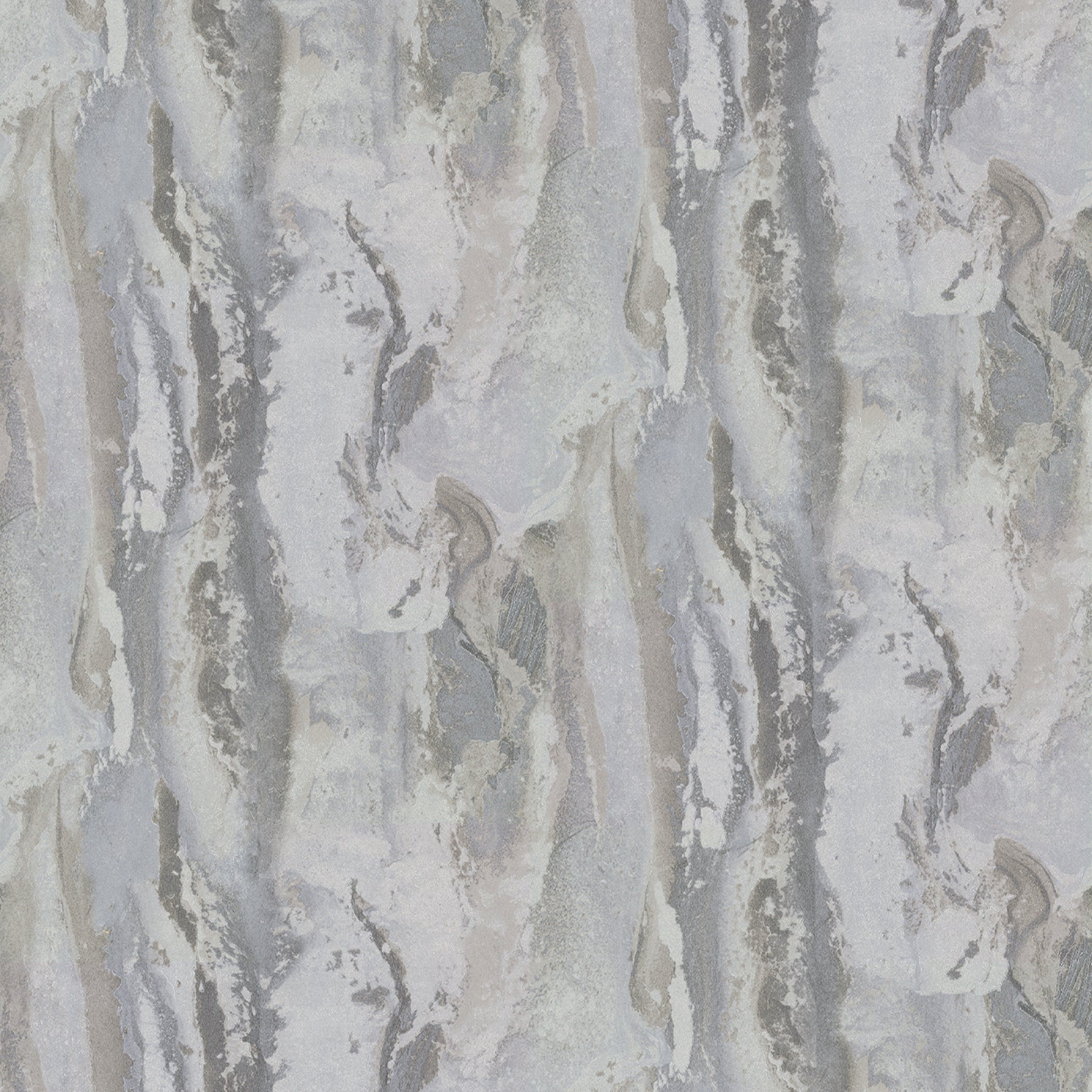Looking 2927-10406 Polished Vapor Silver Stone Silver Brewster Wallpaper