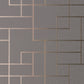 Find 2927-42492 Polished Mason Dark Grey Geometric Grey Brewster Wallpaper