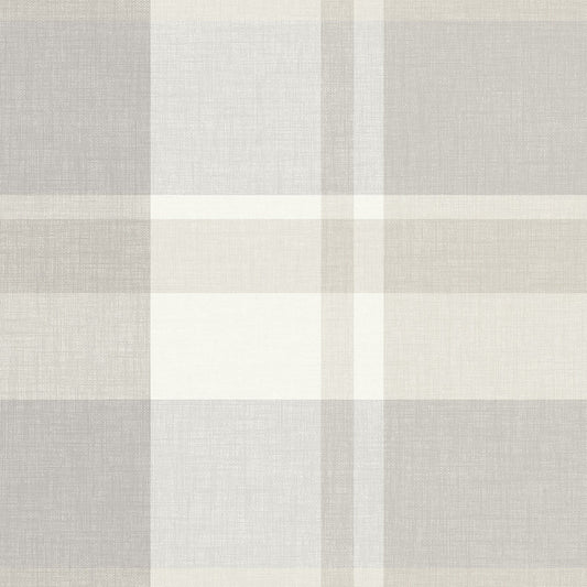 Find 2927-81118 Newport Madaket Light Grey Plaid Light Grey A-Street Prints Wallpaper