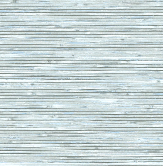 Save on 2927-81312 Newport Bellport Sky Blue Wooden Slat Sky Blue A-Street Prints Wallpaper