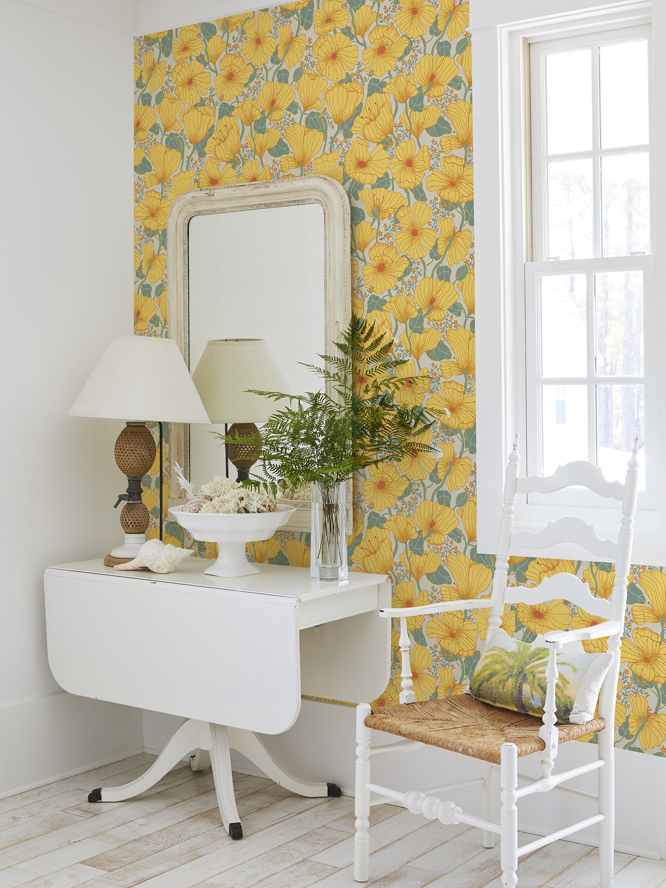 2932-65112 | Lina, Matilda Yellow Poppy Fields Yellow - A-Street Print