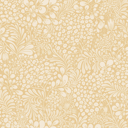 Find 2932-65128 Lina Siv Butter Botanical Yellow A-Street Prints Wallpaper
