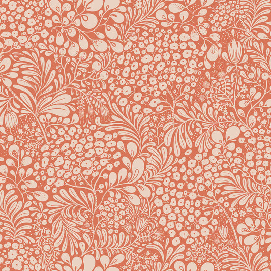 View 2932-65133 Lina Siv Red Botanical Red A-Street Prints Wallpaper