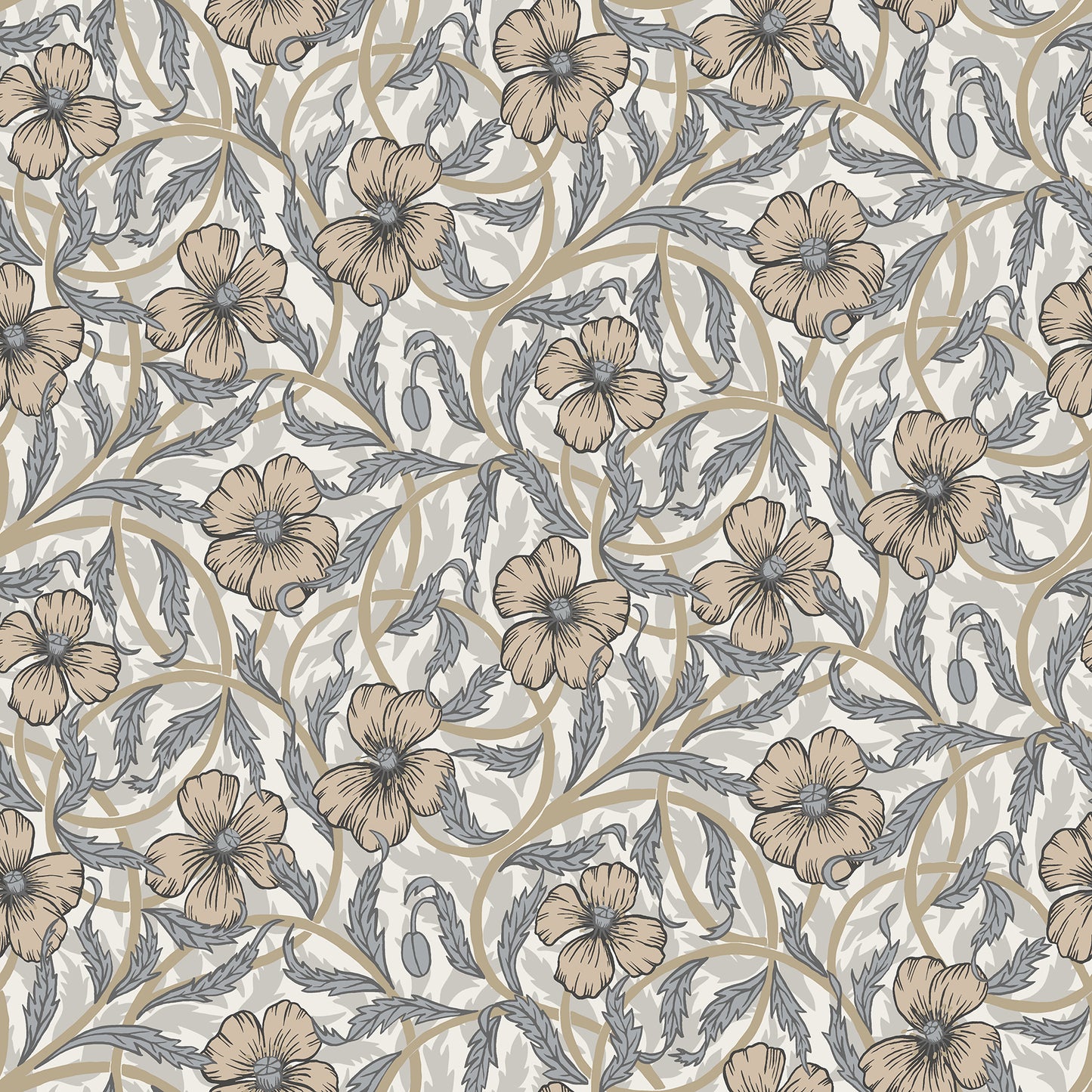 Looking for 2948-28025 Spring Imogen Neutral Floral Neutral A-Street Prints Wallpaper