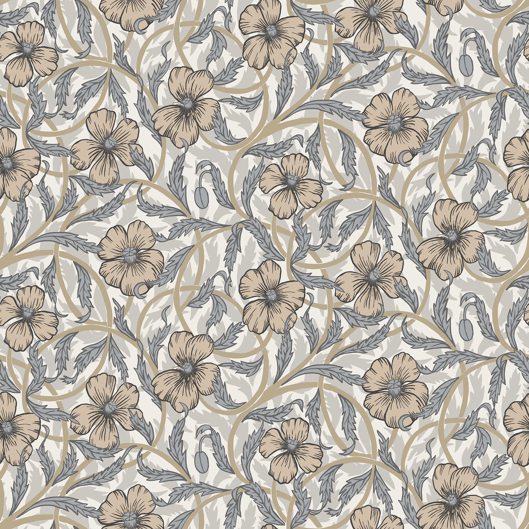 Looking for 2948-28025 Spring Imogen Neutral Floral Neutral A-Street Prints Wallpaper