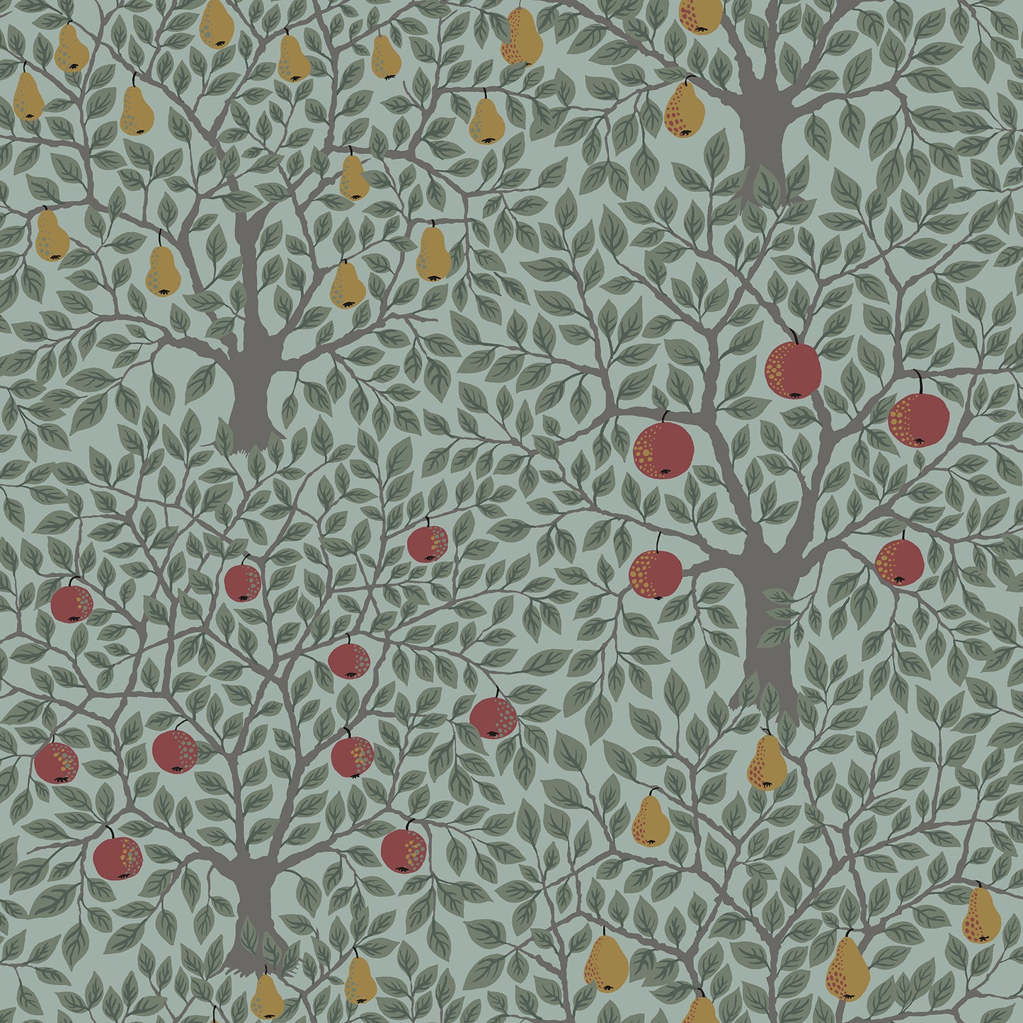 Select 2948-33014 Spring Pomona Green Fruit Tree Green A-Street Prints Wallpaper