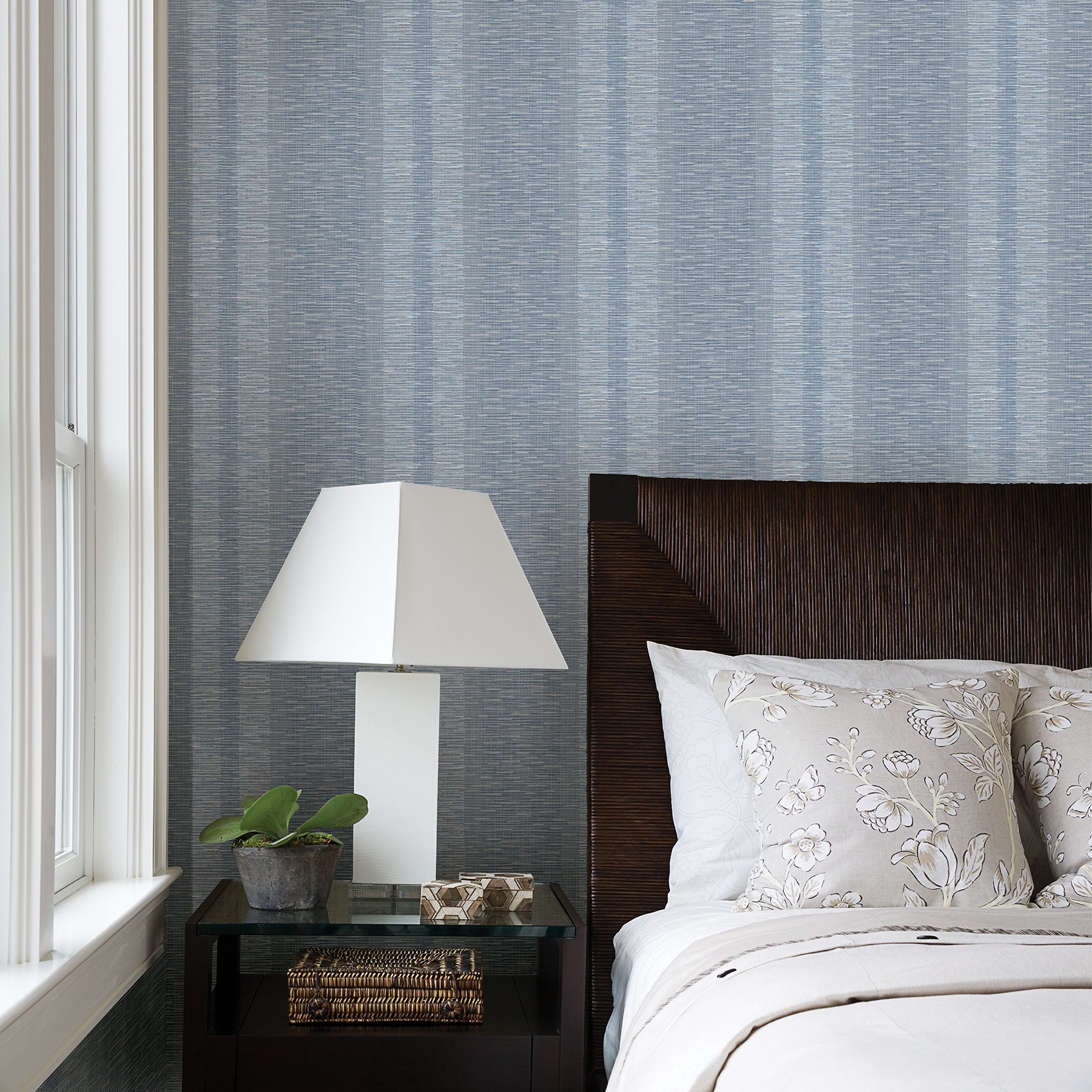 Shop 2949-60102 Imprint Pezula Blue Texture Stripe Blue A-Street Prints Wallpaper