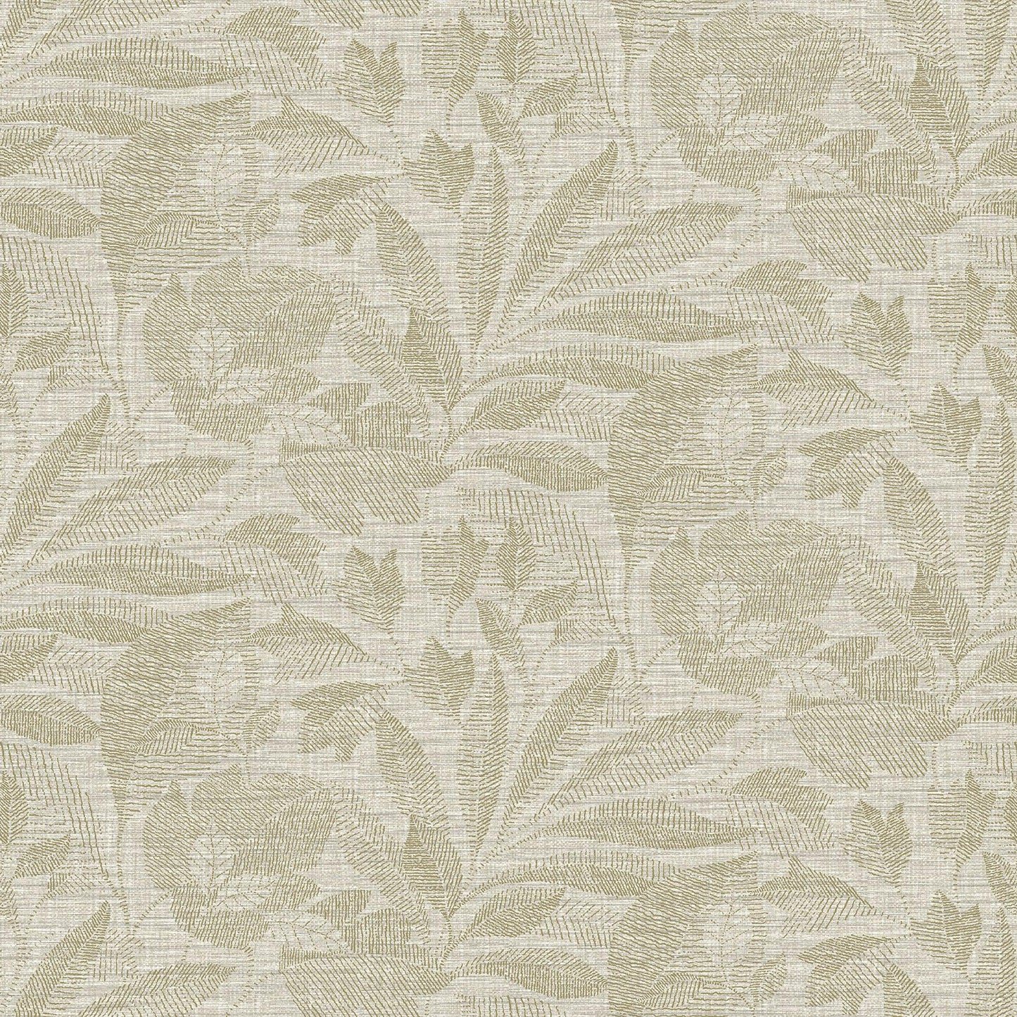 Save on 2971-86150 Dimensions Lei Neutral Etched Leaves Neutral A-Street Prints Wallpaper