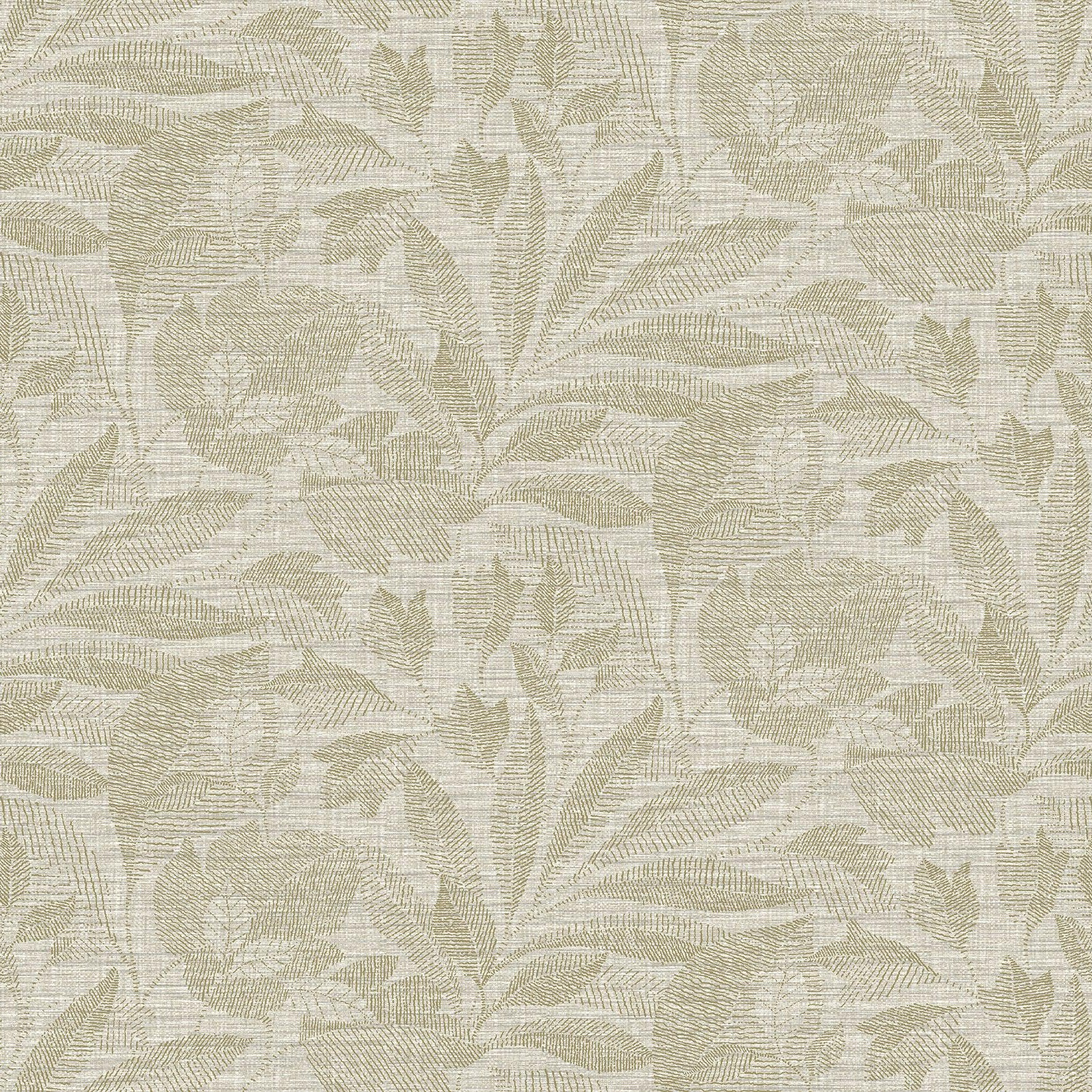 Save on 2971-86150 Dimensions Lei Neutral Etched Leaves Neutral A-Street Prints Wallpaper