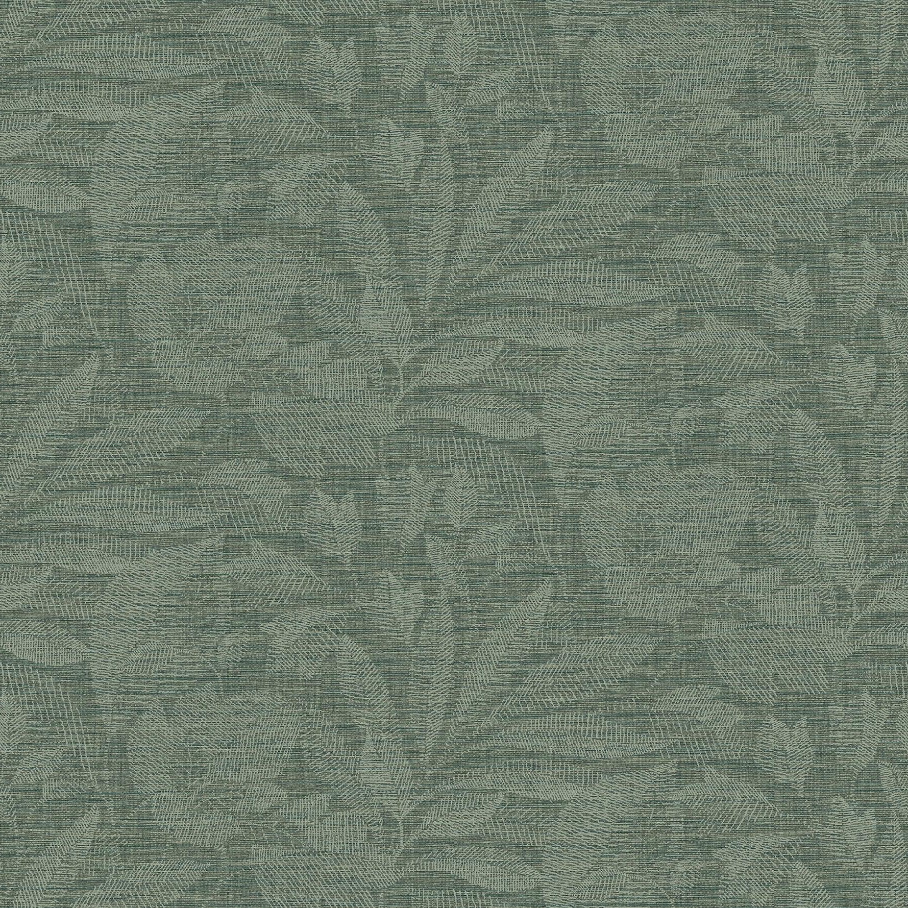 Find 2971-86154 Dimensions Lei Green Etched Leaves Green A-Street Prints Wallpaper