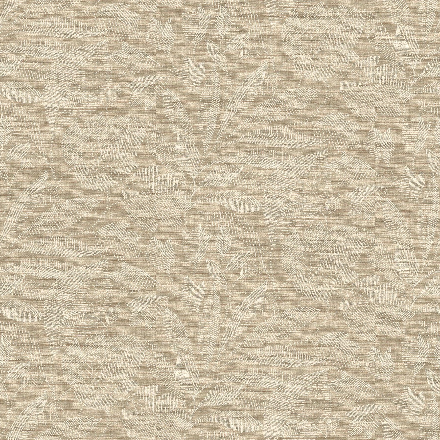 Order 2971-86155 Dimensions Lei Wheat Etched Leaves Wheat A-Street Prints Wallpaper