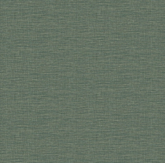 Acquire 2971-86185 Dimensions Lela Green Faux Linen Green A-Street Prints Wallpaper