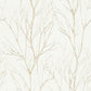 Select 2979-37260-3 Bali Diani Gold Metallic Tree Gold by Advantage Wallpaper