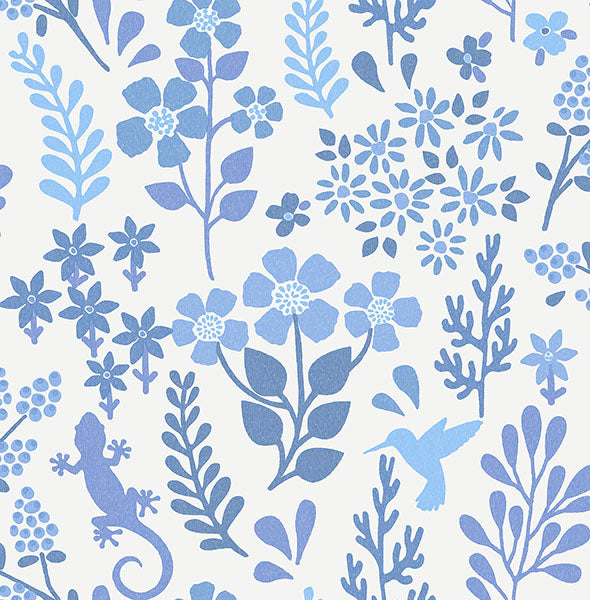 Purchase 2980-26171 Advantage Wallpaper, Karina Blue Meadow - Splash