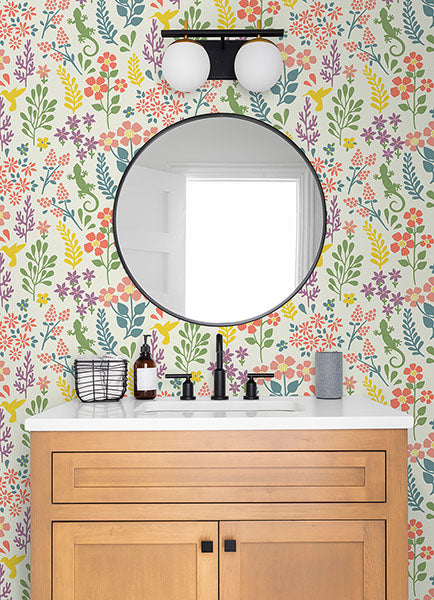 Purchase 2980-26172 Advantage Wallpaper, Karina Multicolor Meadow - Splash12