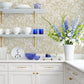 Purchase 2980-26188 Advantage Wallpaper, Dori Gold Painterly Floral - Splash12
