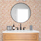Purchase 2980-26194 Advantage Wallpaper, Izeda Coral Floral Tile - Splash12