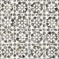 Purchase 2980-26196 Advantage Wallpaper, Izeda Black Floral Tile - Splash