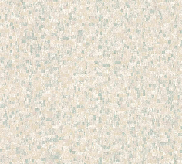 Purchase 2980-38593-1 Advantage Wallpaper, Albers Teal Squares - Splash