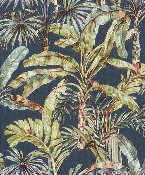Purchase 2980-485288 Advantage Wallpaper, Calle Blue Tropical - Splash