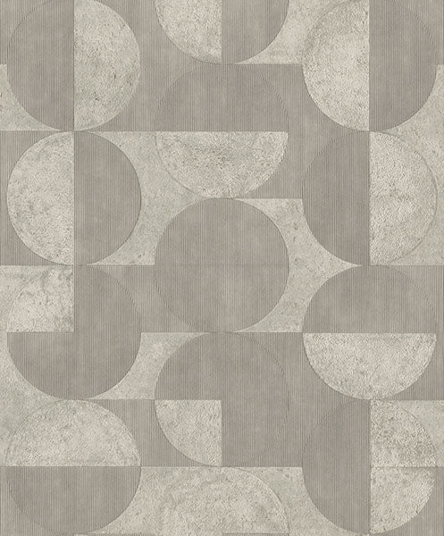 Purchase 2980-521351 Advantage Wallpaper, Barcelo Grey Circles - Splash
