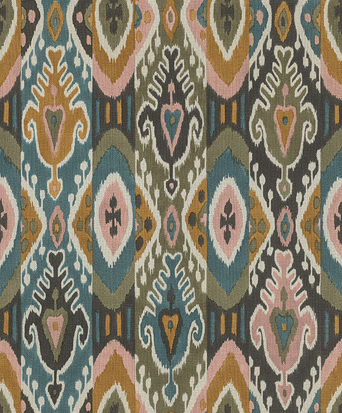 Purchase 2980-560572 Advantage Wallpaper, Villon Mustard Ikat - Splash
