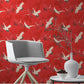 Purchase 2980-560671 Advantage Wallpaper, Kusama Red Crane - Splash12