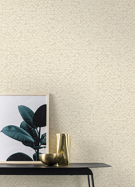 Purchase 2980-704334 Advantage Wallpaper, Arbus Cream Geo - Splash12