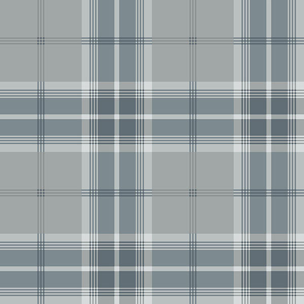 Purchase 2980-92120 Advantage Wallpaper, Sala Blue Plaid - Splash