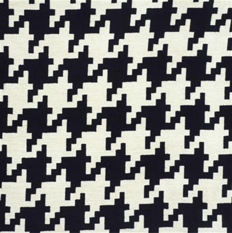 Search Kravet Smart fabric - Feder Ebony Black Check/Houndstooth Upholstery fabric