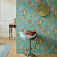 Buy 300115 Pip Studio Vol 5 Floris Turquoise Woodland Floral Turquoise Eijffinger Wallpaper