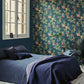 Order 300116 Pip Studio Vol 5 Floris Teal Woodland Floral Teal Eijffinger Wallpaper