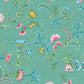 Looking 300124 Pip Studio Vol. 5 La Majorelle Green Ornate Floral Green by Eijffinger Wallpaper