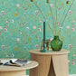 Purchase 300124 Pip Studio Vol 5 La Majorelle Green Ornate Floral Green Eijffinger Wallpaper