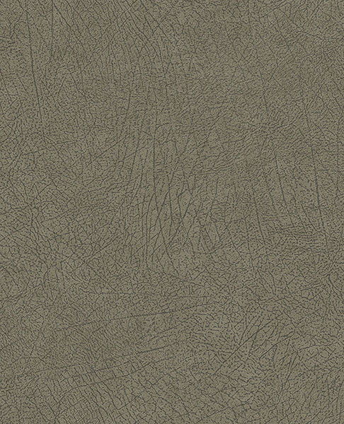 Find 300514 Skin Latigo Olive Leather Olive by Eijffinger Wallpaper