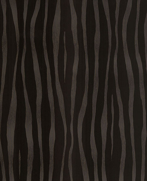 Shop 300551 Skin Burchell Chocolate Zebra Flock Black Coffee by Eijffinger Wallpaper