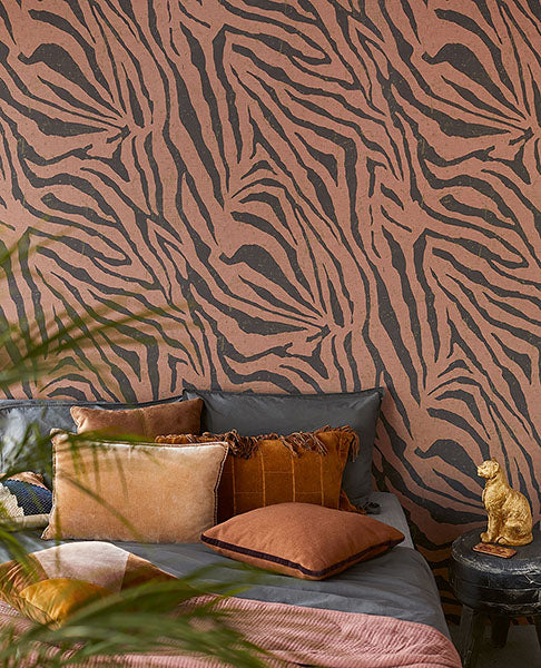 Acquire 300605 Skin Zebra Blush Wall Mural Blush Eijffinger Wallpaper