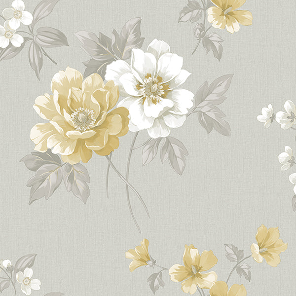 Select 3112-002758 Sage Hill Flowers by Chesapeake Wallpaper