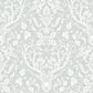 Buy 3118-12702 Birch & Sparrow Kiwassa Antler Damask Grey by Chesapeake Wallpaper